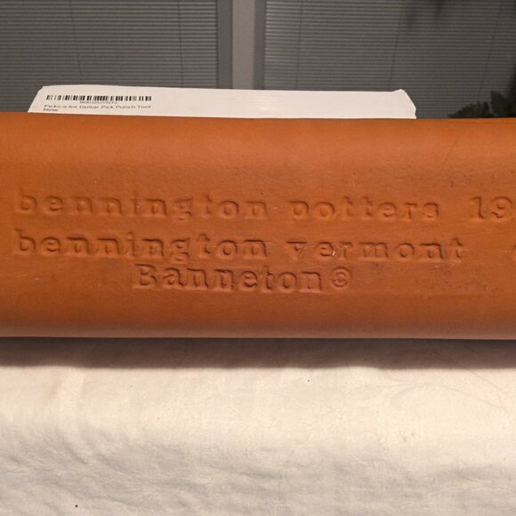 Vtg Bennington Potters 1966 Terracotta French Bread Server by David Gil 16.5" - Picture 7 of 8